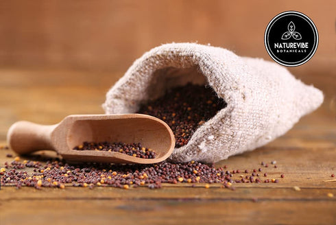 5lb 5lbs| Naturevibe Botanicals Black Mustard Powder and Corn Flour Bulk Combo