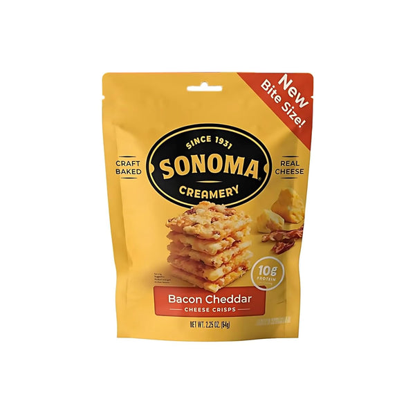SONOMACREA CRISP CHEESE BACON CHEDDAR - 2.25 OZ