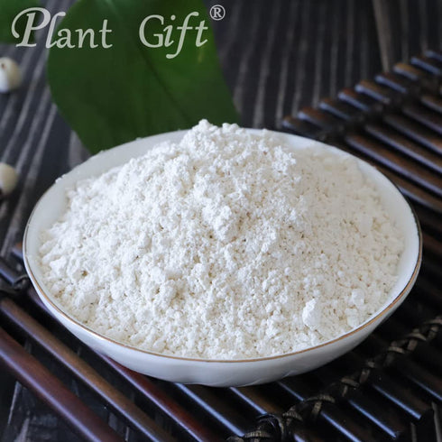 Plant Gift 100% 100G/3.25oz Pure Lotus Seed Powder Lotus Seed Flour, for Drinks, Adds Flavor and Taste Non-GMO Powder