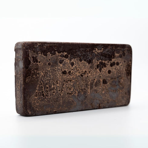 100% 8 oz Ceremonial Grade Cacao Block Pure Cacao Paste, High-Amazon Basin Peru, Unsweetened Vegan Drinking Chocolate