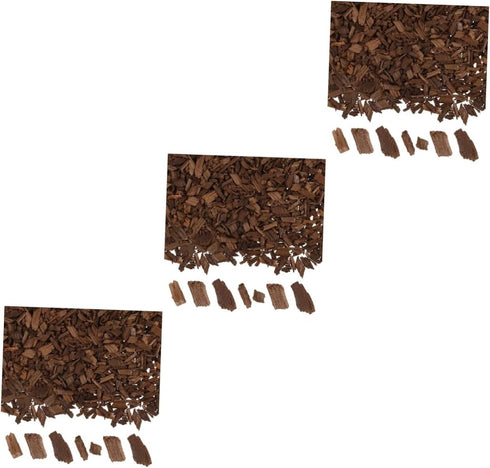 Cabilock 3 Packs Oak Chips for Wine Brewing Enhances for Home Brewing