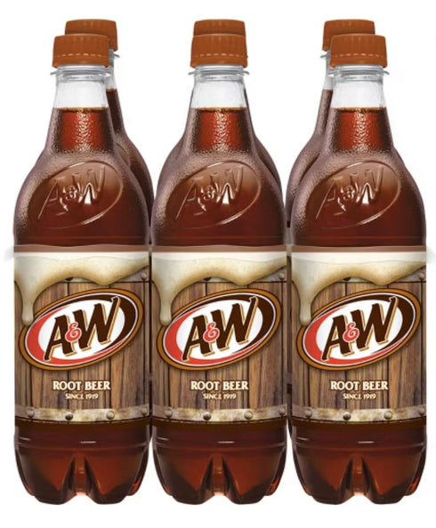 Variety Pack A&W Root Beer, 16.9 Fl Oz (12 Bottles)