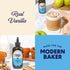 Rising Star 8 oz (2 Organic Vanilla Bean Paste, Ct) Organic Madagascar Bourbon Bean Paste for Baking & Desserts