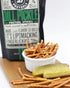 7.5oz 3 Pack, Pop Daddy Flavored Pretzels Sticks, Healthy Gourmet Pretzels Snacks, Individual Bags, Dill Pickle