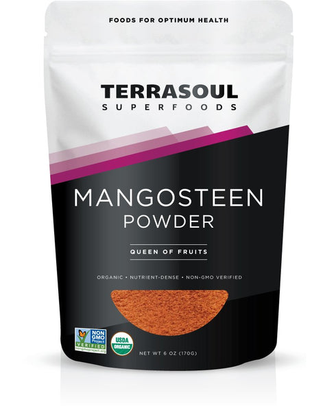 Superfoods Mangosteen Fruit Powder, Organic, 6 Ounces by Terrasoul