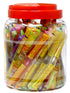 JIN JIN (35.26 oz)(TWO PACK) Fruit Jelly Filled Strip Straws Candy - Many Flavors!