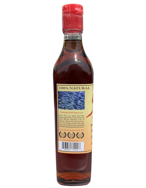 Son Fish Sauce ¦ Premium Vietnamese Artisanal Fish Sauce Since 1951 | One Year Aged Anchovy Sauce ¦17.0 oz Bottle¦100% Pure Natural ¦GLUTEN FREE, NO SHELLFISH , NO MSG ADDED | Available as Single or Double Pack. (Pack of 1)
