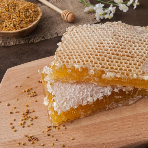 500 Vintage Pure Honey W/Comb gr Round