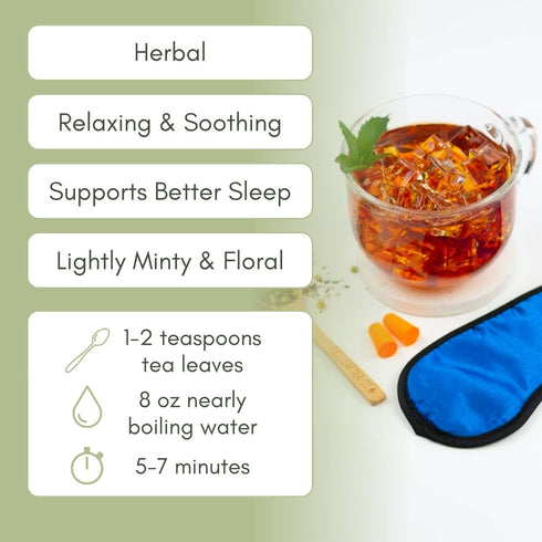Organic Sleeping TranquiliTea - 2oz Bag (Approx. 30 Servings) | Full Leaf Tea Co.