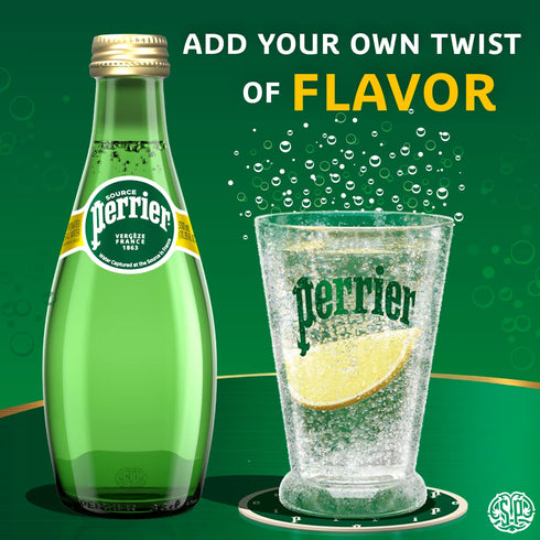 11.15 Oz. (pack 4) Perrier Carbonated Mineral Water, Fl s