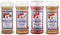 Bolner's Fiesta Extra Fancy Meat Rub 4 Flavor Variety Bundle: (1) Brisket Rub, (1) Rib Rub, (1) Chicken Rub, and (1) Pork Rub, 4.5-7 Oz. Ea.