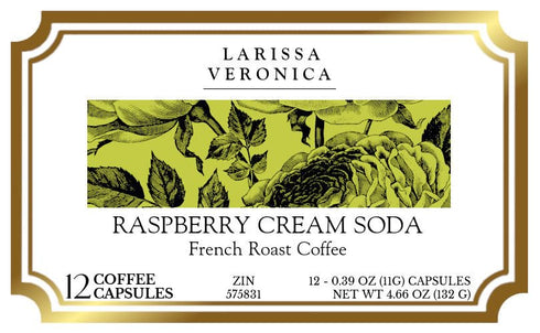 Larissa Veronica (12 575831) 3 Pack Raspberry Cream Soda French Roast Coffee (Single Serve K-Cup Pods) (Gourmet