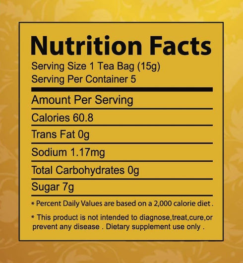 2.64 (5 GT Instant Crystal Honey Ginger Tea, Ounces Pouches)