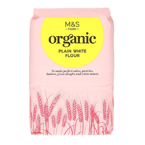 Generic Organic Plain White Flour - Great for Making Perfect Cakes, Pizza Dough,