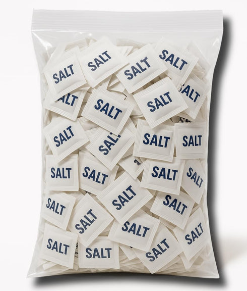 Salty Ernie Individual Salt Packets by , Iodized Table Salt, 0.6 grams | 200