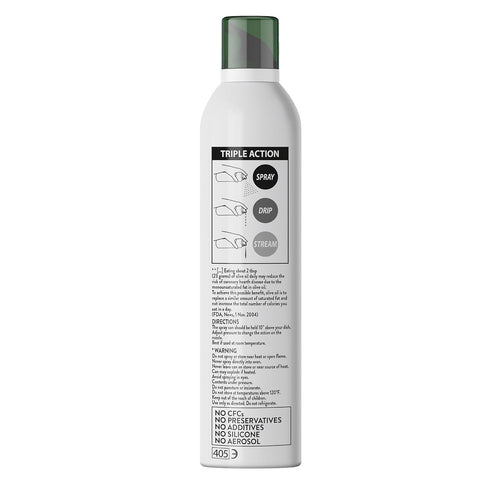8.5 oz. Mantova Extra Virgin Olive Oil Spray Spray Bottle - Manage Oil Amount - Great For Salads & Cooking