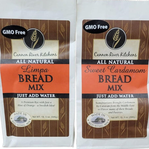 Generic Scandinavian Bread Mix Pack of 2 (Limpa and Sweet Cardamom)