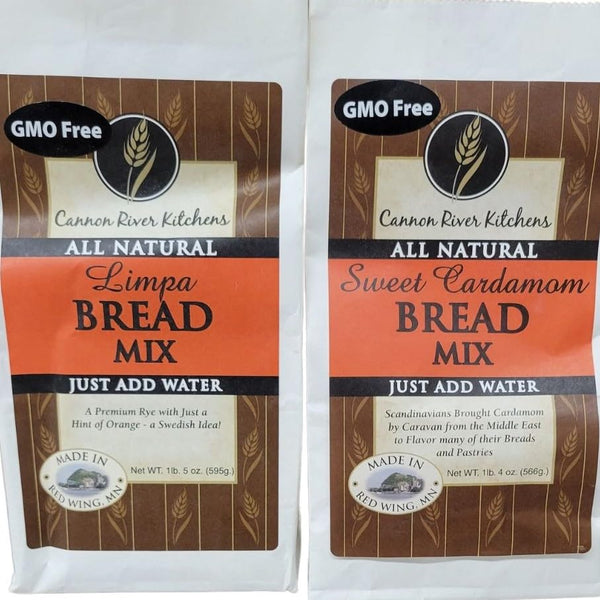 Generic Scandinavian Bread Mix Pack of 2 (Limpa and Sweet Cardamom)