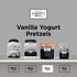 12 Vanilla Yogurt Covered Pretzels Snack, Salty Mini Pretzels Dipped in Sweet Vanilla Yogurt, Ounce Bag