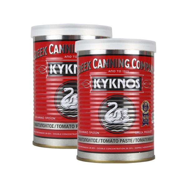 Kyknos Double Concentrate Tomato Paste 410 g (Pack of 2)