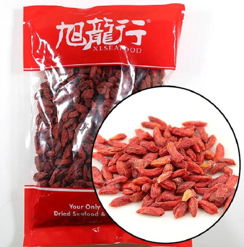 Xlseafood Premium Dried Raw Goji Berries, China Ningxia, 8oz
