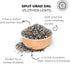 3 Pride Of India - Indian Split Black Gram Matpe Beans - Protein & Fiber Rich Urad Dal, Pound Jar
