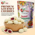 2 NY Spice Shop White Chocolate Covered Cherries - Pound Candy Coated Cherry - Trail Mix White Chocolate Sweet Nut