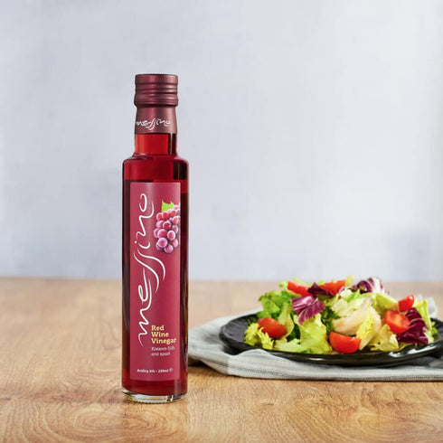 250 ml Messino Red Wine Vinegar, Greek Red Wine Vinegar for Salads, Marinades & Cooking