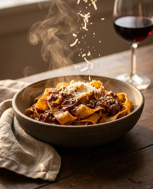 Rummo Pack 6 Pack (0.55 lb Set Egg Noodles Variety Boxes) Pappardelle & Fettuccine Imported Italian Pasta Premium Durum