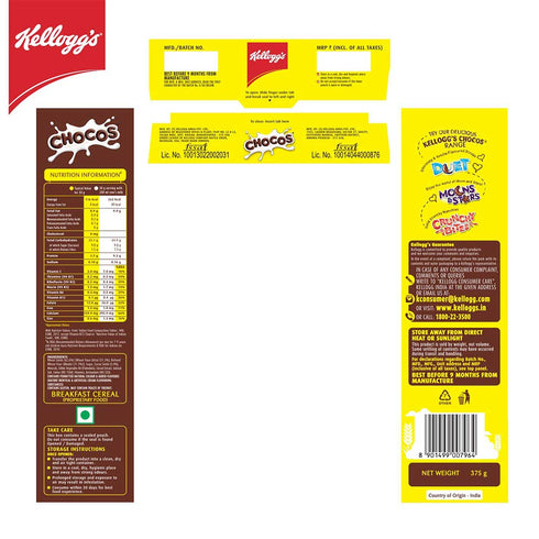 375G Kellogg's Kelloggs Chocos Whole Grain