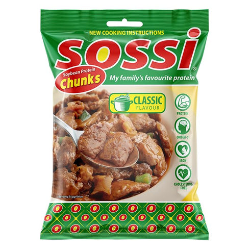 Swahili Market Sossi Soybean Protein Chunks Classic Flavour from Kenya | Meat Alternative |