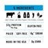 2oz (Pack 8), Garlic Kalahari Biltong, Air-Dried Thinly Sliced Beef, of Sugar Free, Gluten Free, Keto & Paleo, High