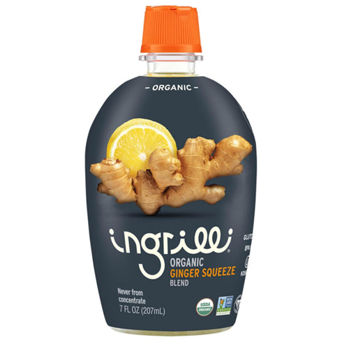 Ingrilli 7 Oz (3 Count) Organic Ginger Squeeze Blend, Fl Bottle