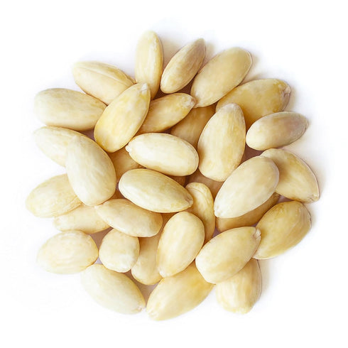 3 Food to Live - Blanched Whole Almonds, Pounds Raw, Skinless, Unsalted, Keto, Vegan, Kosher, Bulk. High in Protein