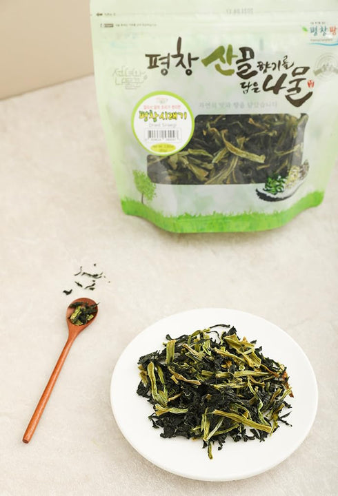2.82oz. Pyeongchang Dried Easy Cook Radish Leaves Korean Dried Siraegi Namul, Dried Vegetables, Nutritious Korean Food