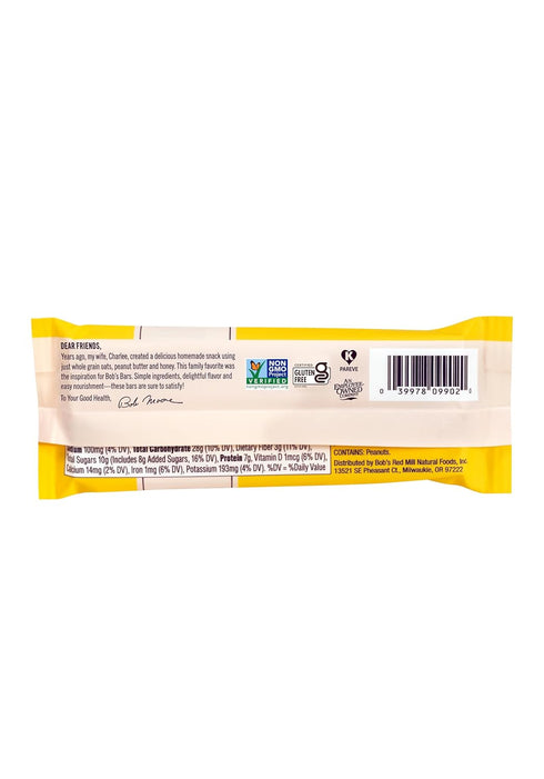 5pk 5 (Pack 1) Bob's Red Mill PB Banana & Oats Bar, bars of - Non GMO, Gluten Free, Kosher
