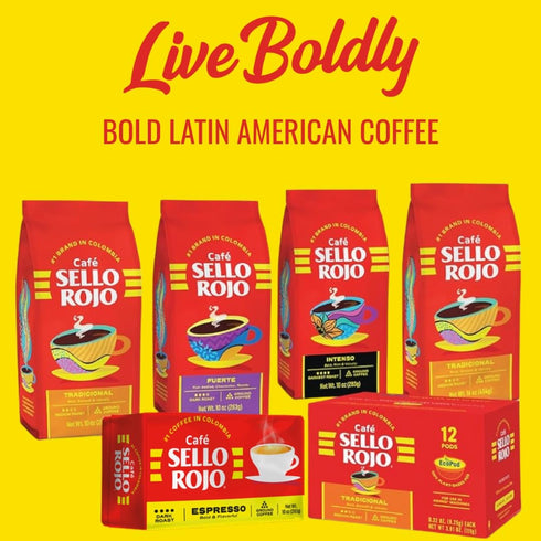 10 oz (Pack 6) Sello Rojo Espresso Brick