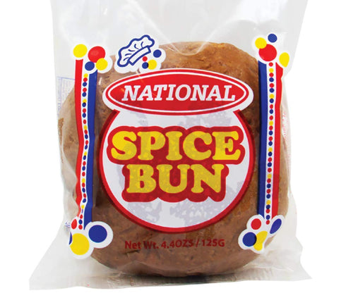 National Bakery Jamaican Spice Bun (Pack of 6)