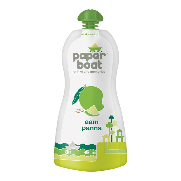 NWIL Paper Boat Aam Panna, Mango Drink, Tangy and Sweet Taste, No Added