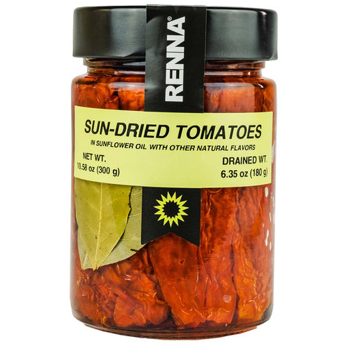 Renna Premium Italian Sun-Dried Tomatoes in Oil (10.58 oz), Authentic Culinary Excellence