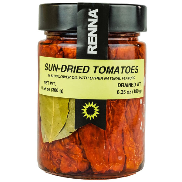Renna Premium Italian Sun-Dried Tomatoes in Oil (10.58 oz), Authentic Culinary Excellence