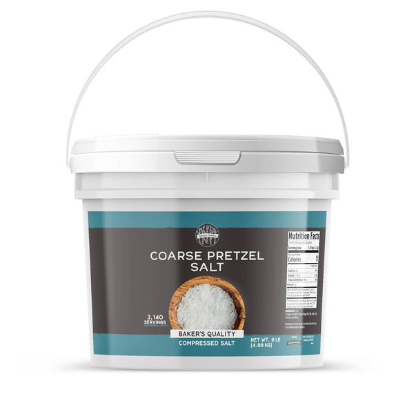 Birch & Meadow 1 Gallon, Coarse Pretzel Salt, Coarse Food-Grade, Natural Compressed