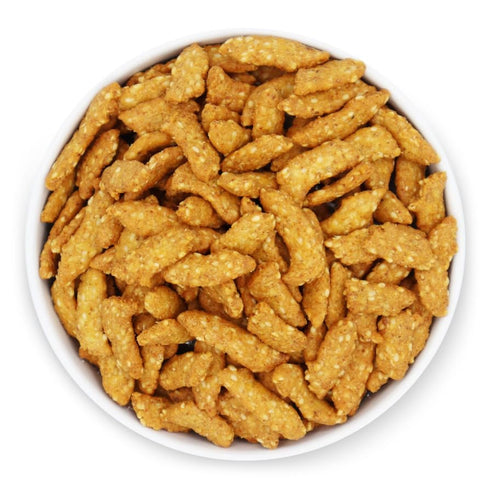 2 SweetGourmet Oat Bran Sesame Sticks, Healthy Snack, Salted, No Preservatives, No Artificial Flavors, Pound Zip-Lock