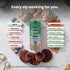 (900mg), (6 Pack) Happie Fungi Fusion Watermelon Sparkling Mushroom Drink with Lion's Mane Cordyceps & Reishi