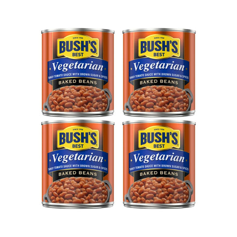 BUSH'S BEST Vegetarian Baked Beans- Canned Beans, Baked Beans,Kosher, Source of Plant