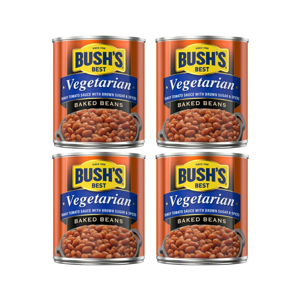 BUSH'S BEST Vegetarian Baked Beans- Canned Beans, Baked Beans,Kosher, Source of Plant