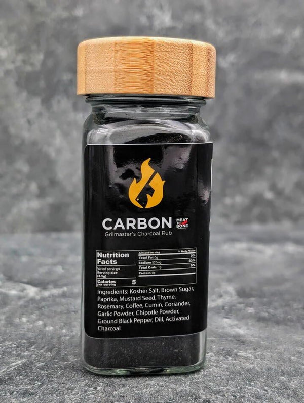 Meat N Bone Carbon Grillmasters Rub, Kosher Salt, Brown Sugar, Paprika, Mustard