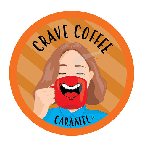 Crave Beverages Flavored Coffee Pods Compatible with 2.0 K-Cup Brewers, Single Serve