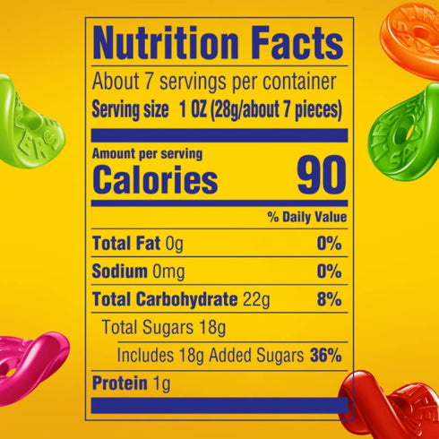 5 Summer Gummy 7 oz (Pack 12) LIFE SAVERS Flavors Candy, Bag