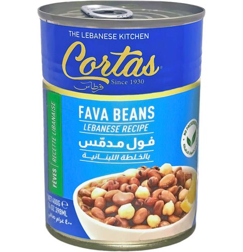 Cortas - Fava Beans (Lebanese Recipe) 14oz (6 PACK)